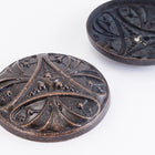 45mm Dark Antique Copper Nouveau Medallion #ZWS002-General Bead