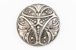 45mm Antique Silver Nouveau Medallion #ZWS003-General Bead