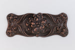 100mm Dark Antique Copper Nouveau Rectangle #ZWS006-General Bead