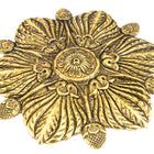 100mm Antique Gold Flower #ZWS007-General Bead
