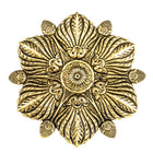 100mm Antique Gold Flower #ZWS007-General Bead