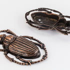 55mm x 35mm Antique Copper Beetle #ZWS013-General Bead