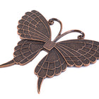 58mm x 50mm Antique Copper Butterfly #ZWS016-General Bead
