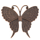 58mm x 50mm Antique Copper Butterfly #ZWS016-General Bead