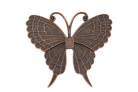 58mm x 50mm Antique Copper Butterfly #ZWS016-General Bead