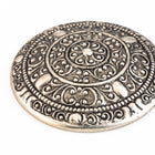 45mm Antique Silver Scrolled Medallion #ZWS048-General Bead
