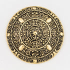 45mm Antique Gold Scrolled Medallion #ZWS053-General Bead