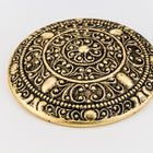 45mm Antique Gold Scrolled Medallion #ZWS053-General Bead